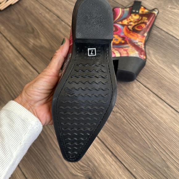 Nomad Yippy rain boots Turquoise Monet color - Picture 6 of 9